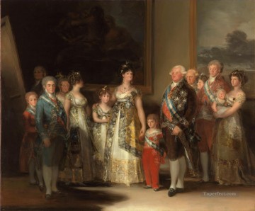 Carlos IV de España y su familia Francisco de Goya Pinturas al óleo